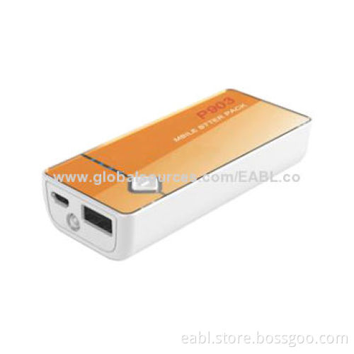 Power Bank Pack, 4,400mAh Capacity, Ideal for iPhone/iPod/Samsung/Nokia/HTC, LED Indicator